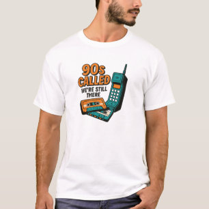 Camiseta Cita del teléfono de casete Nostalgia de los 90 Na