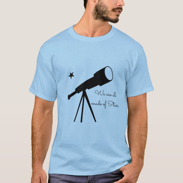 Camiseta Cita del telescopio de Stars (Anverso)
