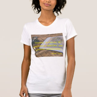 Camiseta Cita del viaje de Mark Twain