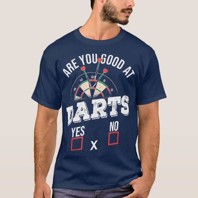 Camiseta Cita Deportiva De Dartboard Divertida Para Un Dart (Anverso)