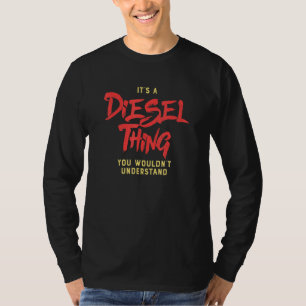 Camiseta Cita Diesel Para Un Conductor De Camión