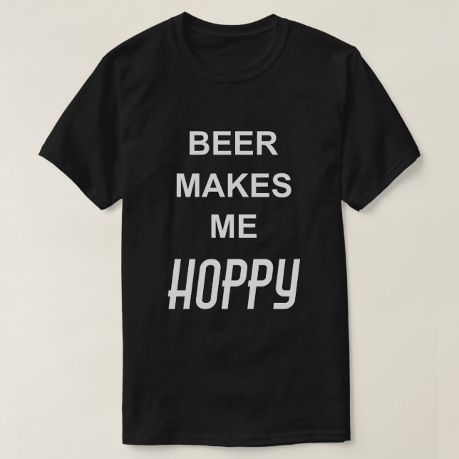 Camiseta Cita divertida CERVEZA ME HACE ESPERANZA (Diseño del anverso)