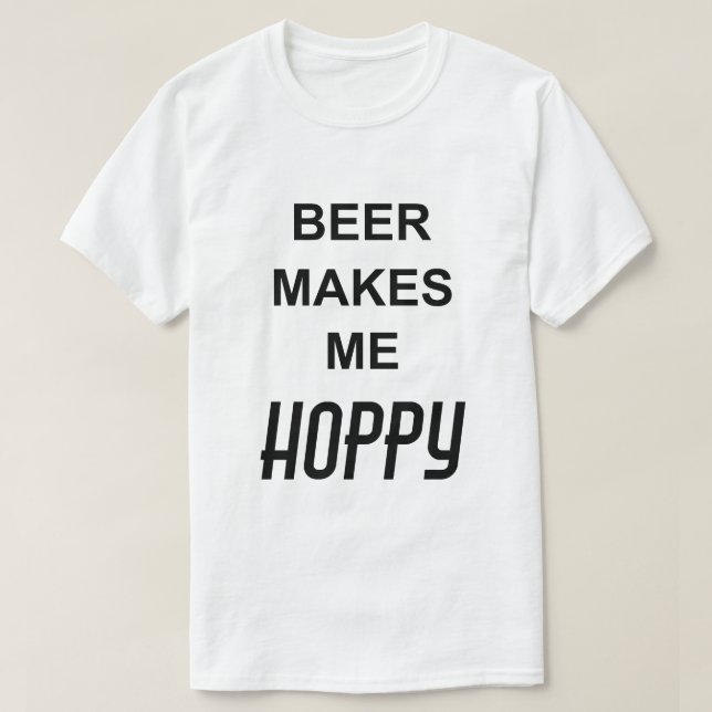 Camiseta Cita divertida CERVEZA ME HACE ESPERANZA (Diseño del anverso)