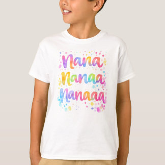 Camiseta Cita Divertida Colorida Soñadora Salpicaduras De P