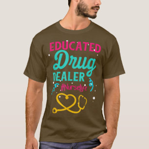 Camiseta Cita divertida comparta a enfermera venado de fárm