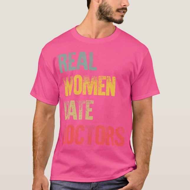 Camiseta Cita divertida con las verdaderas mujeres con cita (Anverso)