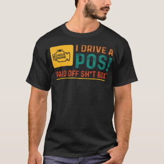 Camiseta Cita Divertida Conduzco Pos Pagado Sht Caja Compro