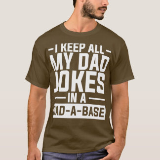 Camiseta Cita divertida DadABase Dad Chistes Puns