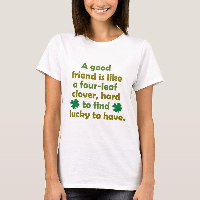 Camiseta Cita divertida de amistad (Anverso)