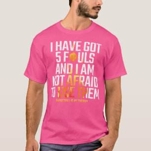 Camiseta Cita divertida de baloncesto con citas de balonces
