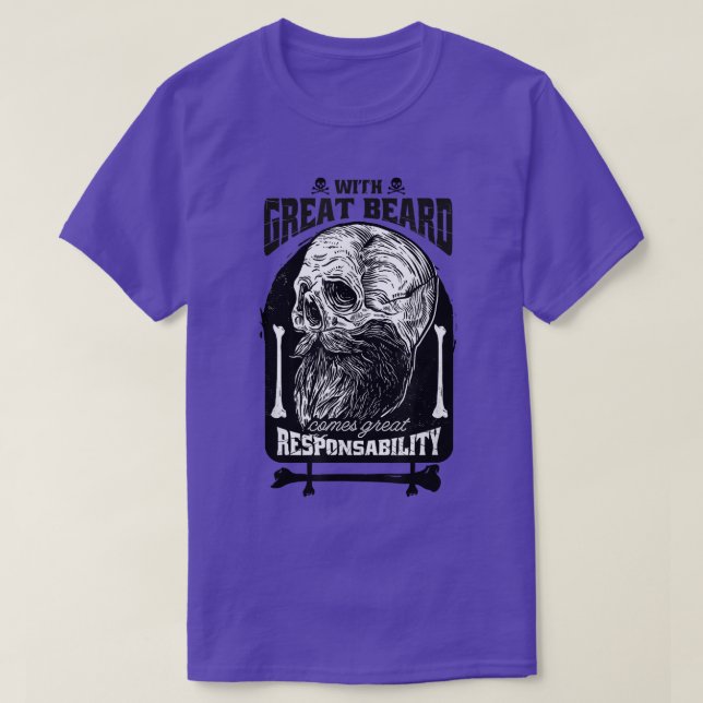 Camiseta Cita divertida de barba  (Diseño del anverso)
