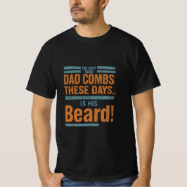 Camiseta Cita divertida de barba de papá - diseño de cosech
