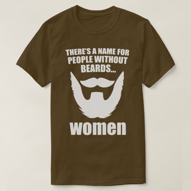 Camiseta Cita divertida de barbas (Diseño del anverso)