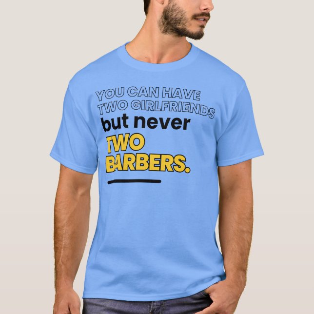 Camiseta Cita divertida de barbero chico (Anverso)