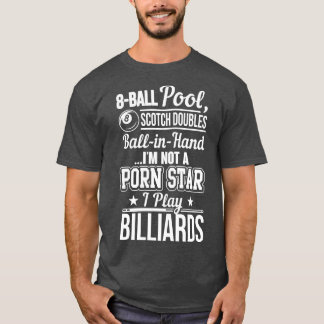 Camiseta Cita divertida de Billiards