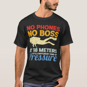 Camiseta Cita divertida de buceo de Scuba es un tipo difere
