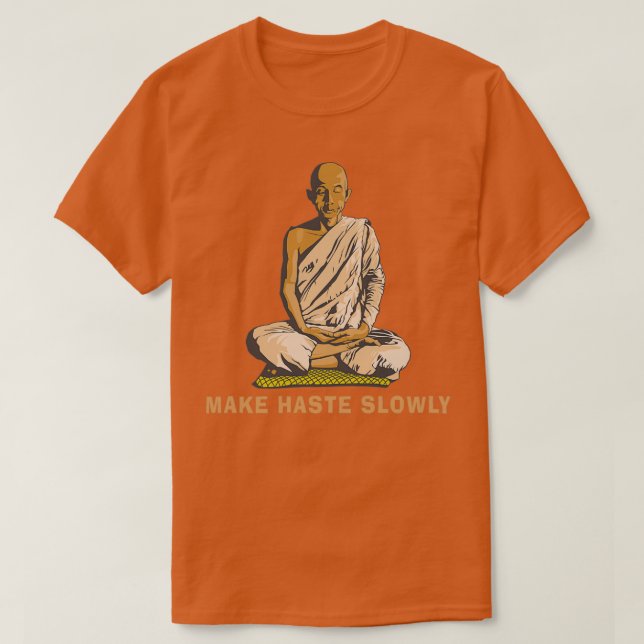 Camiseta Cita divertida de Buda (Diseño del anverso)