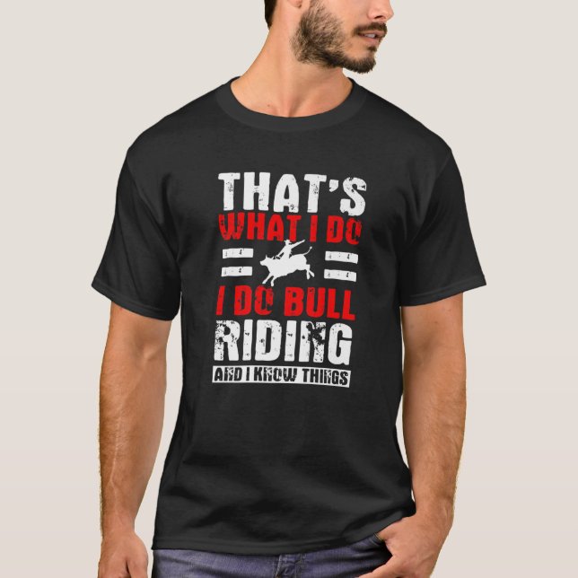 Camiseta Cita divertida de Bull Riding Rodeo del sudoeste (Anverso)