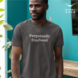 Camiseta Cita divertida de caracteres de Typo Perpetuamente