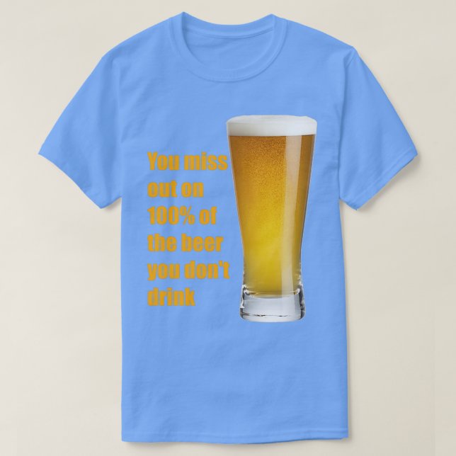 Camiseta Cita divertida de cerveza (Diseño del anverso)