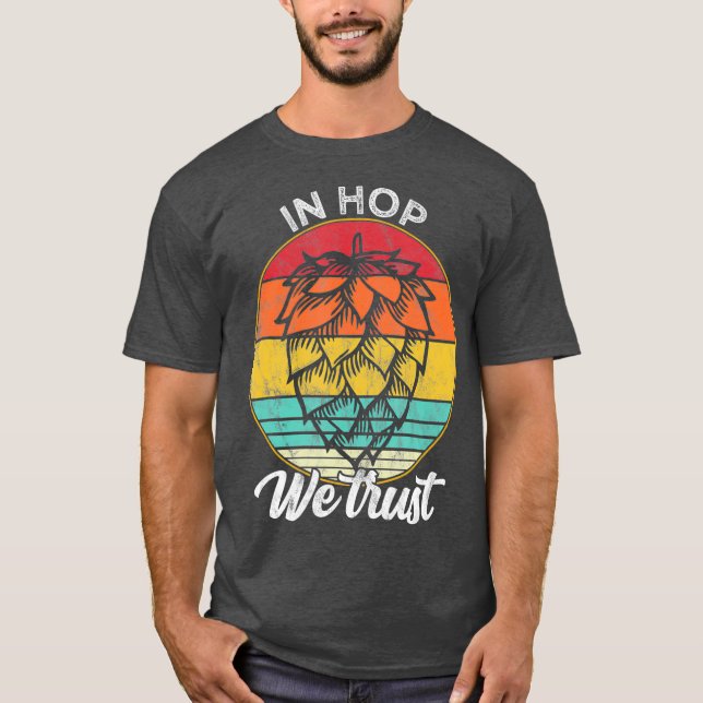 Camiseta Cita divertida de cerveza IPA Hop Cone - En Hop Co (Anverso)