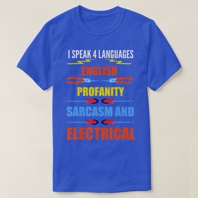 Camiseta Cita divertida de Chiste eléctrico Gif (Diseño del anverso)