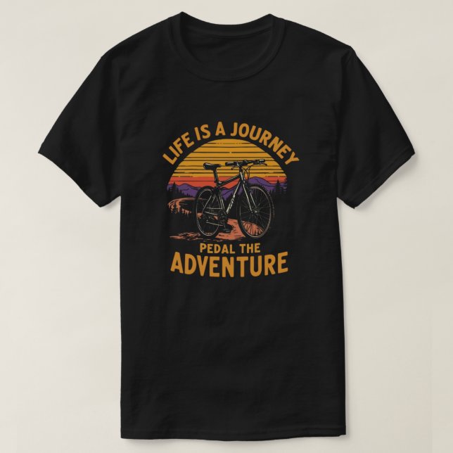 Camiseta Cita divertida de ciclismo de aventura para amante (Diseño del anverso)