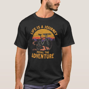 Camiseta Cita divertida de ciclismo de aventura para amante