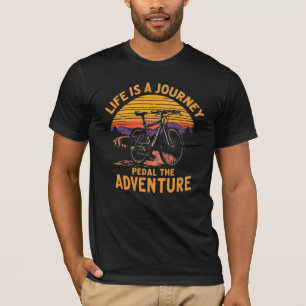 Camiseta Cita divertida de ciclismo de aventura para amante