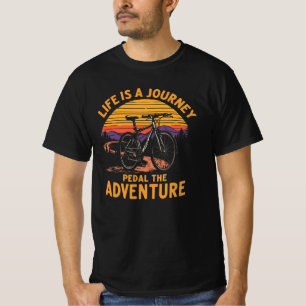 Camiseta Cita divertida de ciclismo de aventura para amante