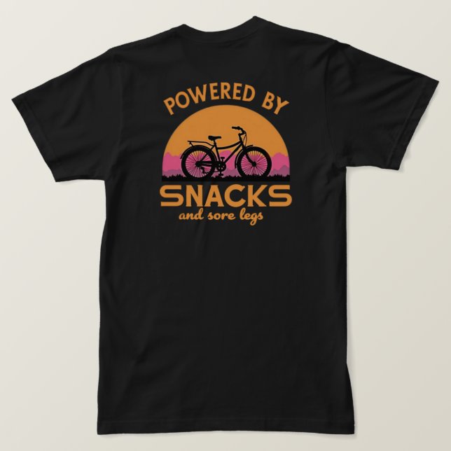 Camiseta Cita divertida de ciclismo de aventura para los má (Reverso del diseño)