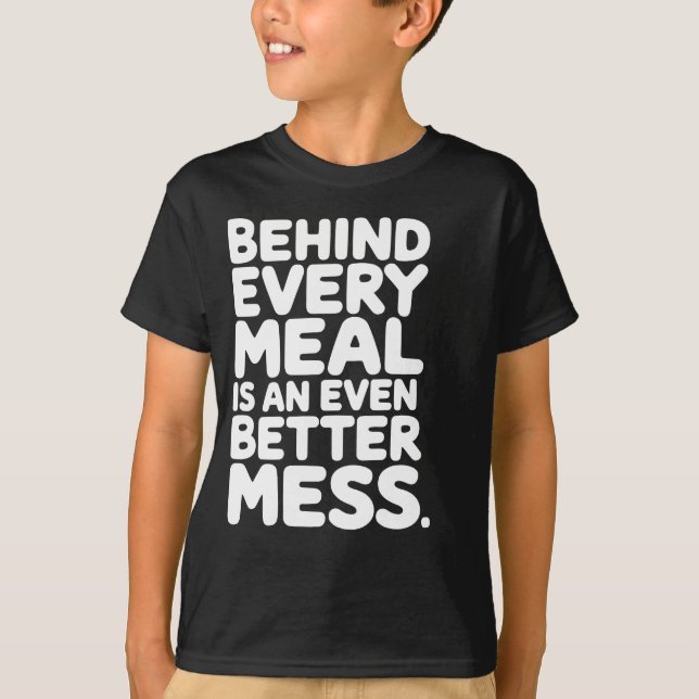 Camiseta Cita divertida de cocina - Regalo de humor para ch (Anverso)