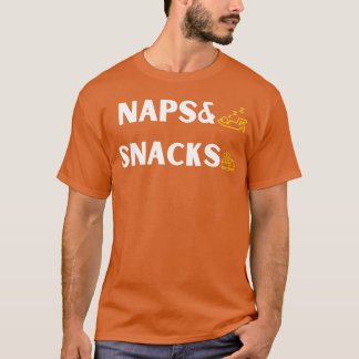 Camiseta Cita Divertida De Comida Siestas Y Aperitivos Fras