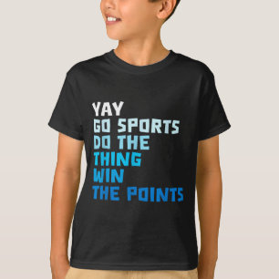 Camiseta Cita divertida de deportes fútbol béisbol genial s