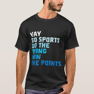 Camiseta Cita divertida de deportes fútbol béisbol genial s