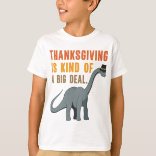 Camiseta Cita divertida de dinosaurio de Acción de Gracias 