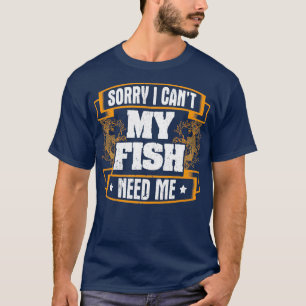 Camiseta Cita divertida de diseño de pescado que mis peces 