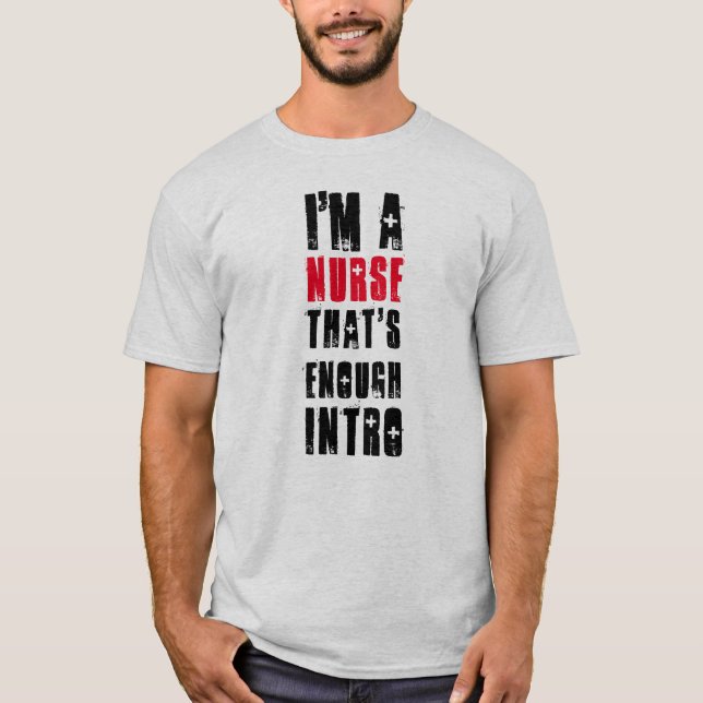 Camiseta Cita divertida de enfermera (Anverso)