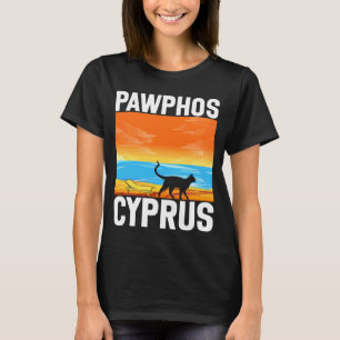 Camiseta Cita divertida de gato de Pawphos Chipre Adecuada