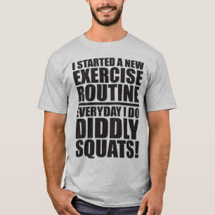 Camiseta Cita divertida de gimnasio - Cualidades curiosas