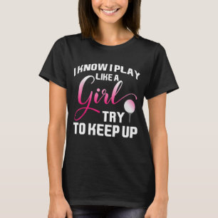 Camiseta Cita divertida de golf para mujeres y Chicas