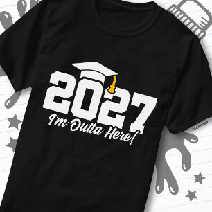 Camiseta Cita Divertida de Graduación Clase de Graduados de