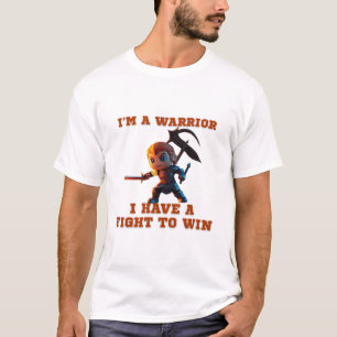 Camiseta Cita divertida de guerrero