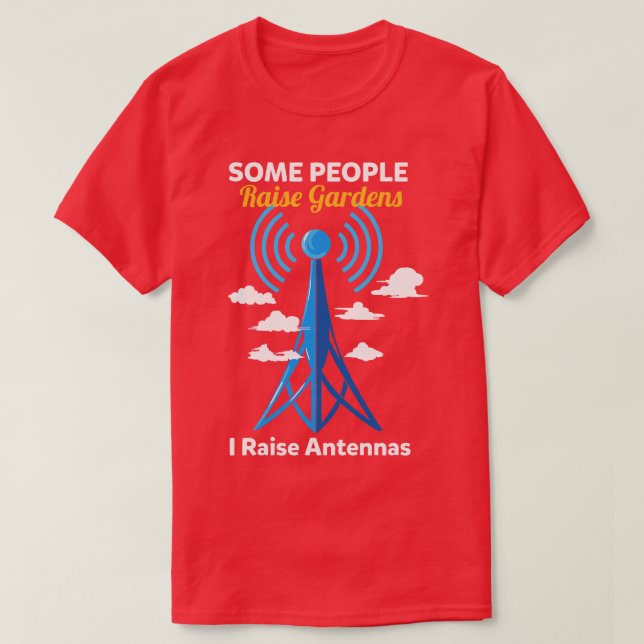 Camiseta Cita divertida de Ham Radio (Diseño del anverso)