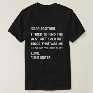 Camiseta Cita divertida de hermano de hermana familia sarcá