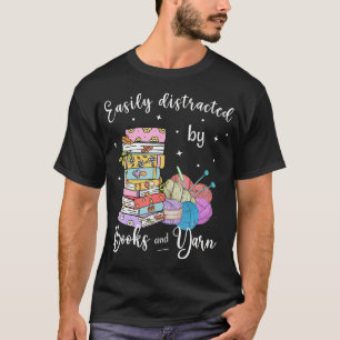Camiseta Cita Divertida de Hilo Fácilmente Distraído Por Li
