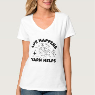Camiseta Cita divertida de hilo, humor de punto, amor por e