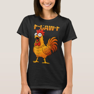 Camiseta Cita divertida de humor de pollo F-caw-f Meme de g
