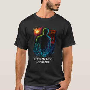 Camiseta Cita divertida de investigación paranormal EVP Gho