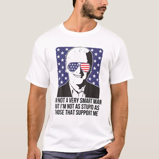 Camiseta Cita divertida de Joe Biden diciendo, Anti Joe Bid (Anverso)